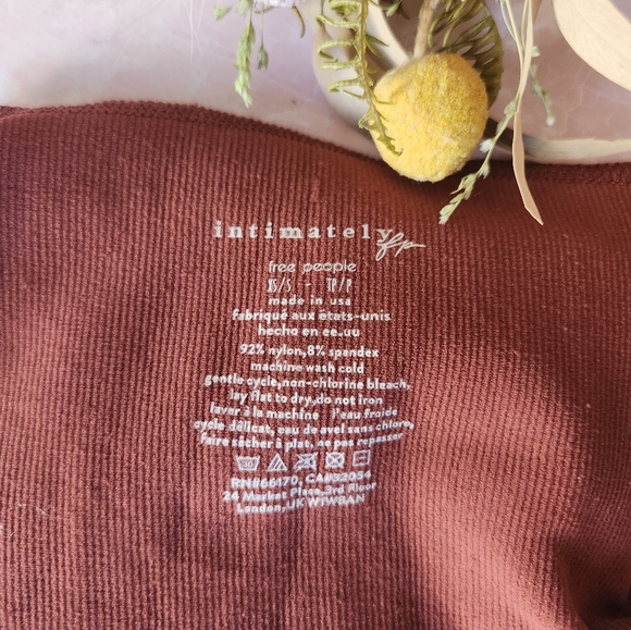 Free People Light Up Layering Top in Cherry Cola - Picture 4 of 4